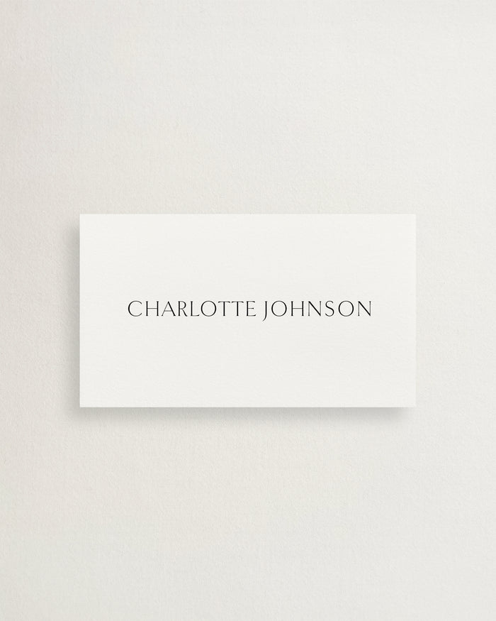 Charlotte Place and Escort Cards